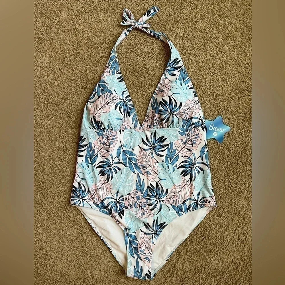 NWT Breeza One Piece Swim Suit size 20W (A55)